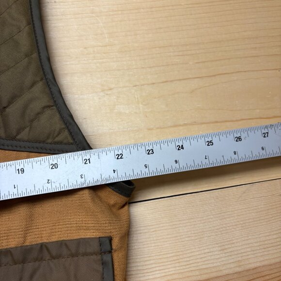 Vintage IDEAL Vest Mens Medium Brown Hunting Lightweight - Picture 8 of 13